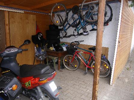 Pension in Landsberg mit Fahrradgarage
